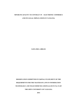 2.2 Contract Laws - Open University of Tanzania Repository