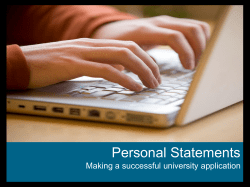 Personal-Statements