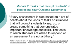 The science and design of educational assessment . Washington, DC
