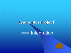 ECONOMICS PROJECT