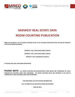 MRED Rules on How to Count Rooms