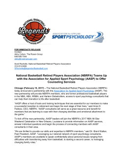 National Basketball Retired Players Association (NBRPA) Teams Up
