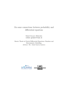 On some connections between probability and differential