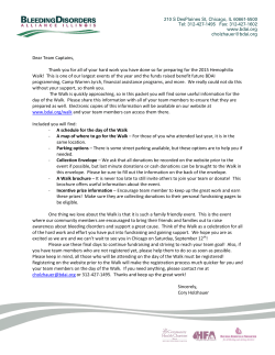 Dear Team Captains, Thank you for all of your hard work you have