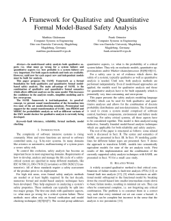 A Framework for Qualitative and Quantitative Formal Model