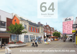 3 new build retail units suitable for A1/A2/A3 uses.