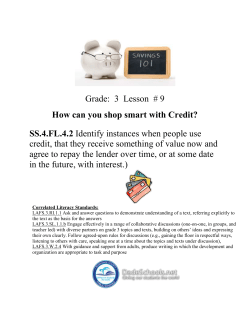 Grade 3 Lesson 9 - Department of Social Sciences