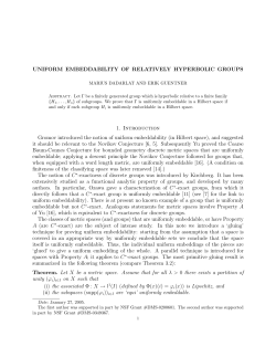 Uniform embeddability of relatively hyperbolic groups