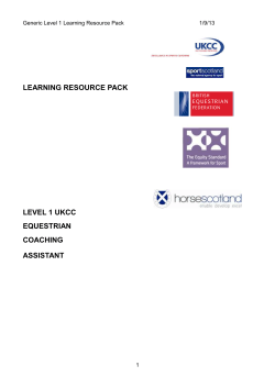 candidate pack - HorseScotland