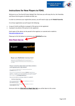 Instructions for New Players to FDAS.