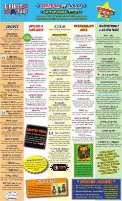 Electives - Liberty Lake Day Camp