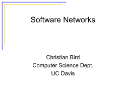Software Networks