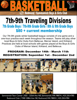 Our 7th-9th grade winter basketball league consists of one game