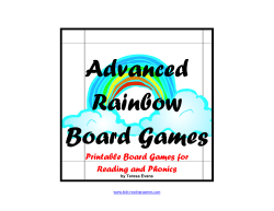 Printable Board Games for Reading and Phonics