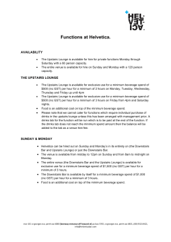 functions. events. masterclasses.