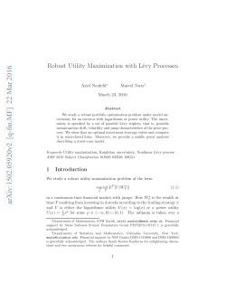 Robust Utility Maximization with Levy Processes