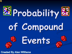 Probability of Compound Events Independent Practice