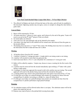 70` Major Division League Rule Sheet_Current_Last Updated