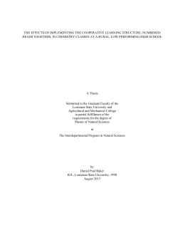the effects of implementing the cooperative learning structure