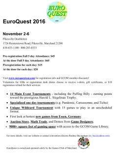 Flyer - EuroQuest