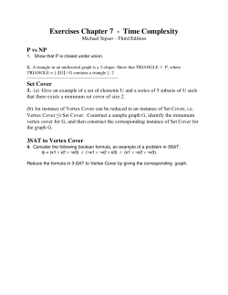 Exercises Chapter 7