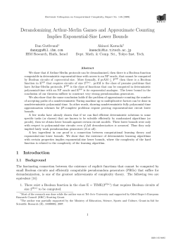 Derandomizing Arthur-Merlin Games and Approximate Counting
