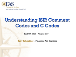 Comment Code Categories