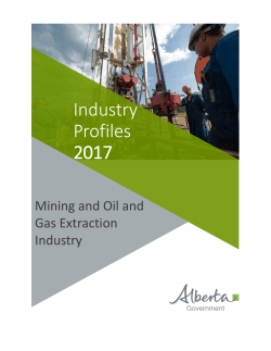 Industry Profiles 2017 - Alberta Labour