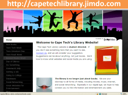 - Cape Tech Library