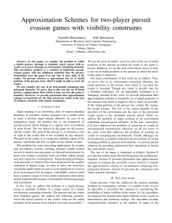 Approximation Schemes for two-player pursuit evasion games with
