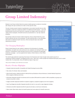 Group Limited Indemnity