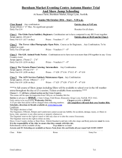 Burnham Market Autumn Hunter Trial