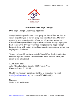 Massage Therapy Intake Form