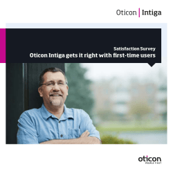Oticon Intiga gets it right with first