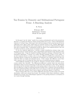 Tax Evasion by Domestic and Multinational Portuguese Firms: A