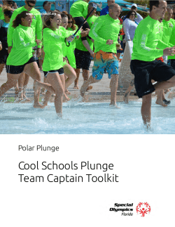 Cool Schools Plunge Team Captain Toolkit