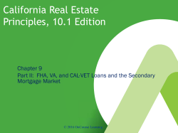 California Real Estate Principles, 10.1e - PowerPoint