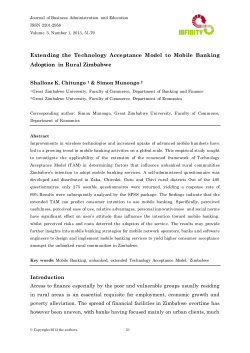 Extending the Technology Acceptance Model to