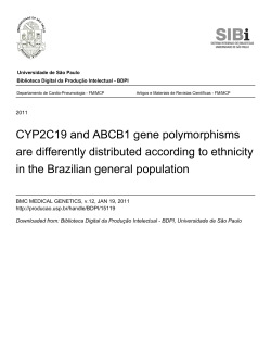 CYP2C19 and ABCB1 gene polymorphisms are