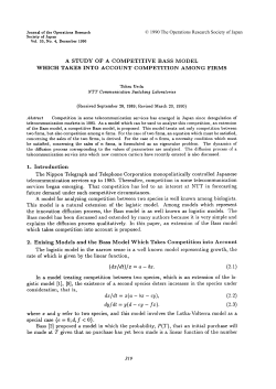 A Study of a Competitive Bass Model which Takes into Account