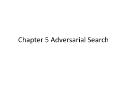 CptS 440 / 540 Artificial Intelligence