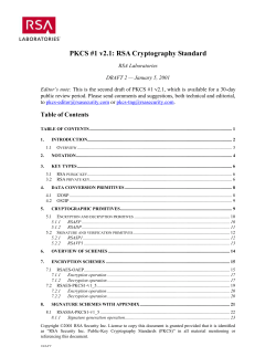 PKCS #1 v2.1: RSA Cryptography Standard