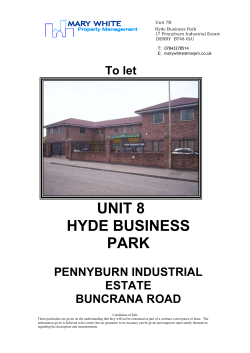 TO LET - Mary White Property Management