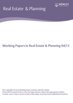 Government Intervention and its Impact on the Housing Market in
