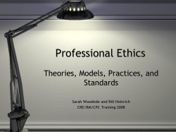 Professional Ethics