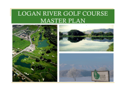 Logan River Golf Course Master Plan