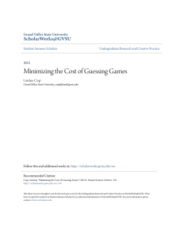 Minimizing the Cost of Guessing Games