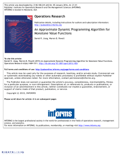 An Approximate Dynamic Programming Algorithm for Monotone