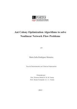 Ant Colony Optimization Algorithms to solve Nonlinear Network Flow