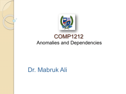 Full functional dependency